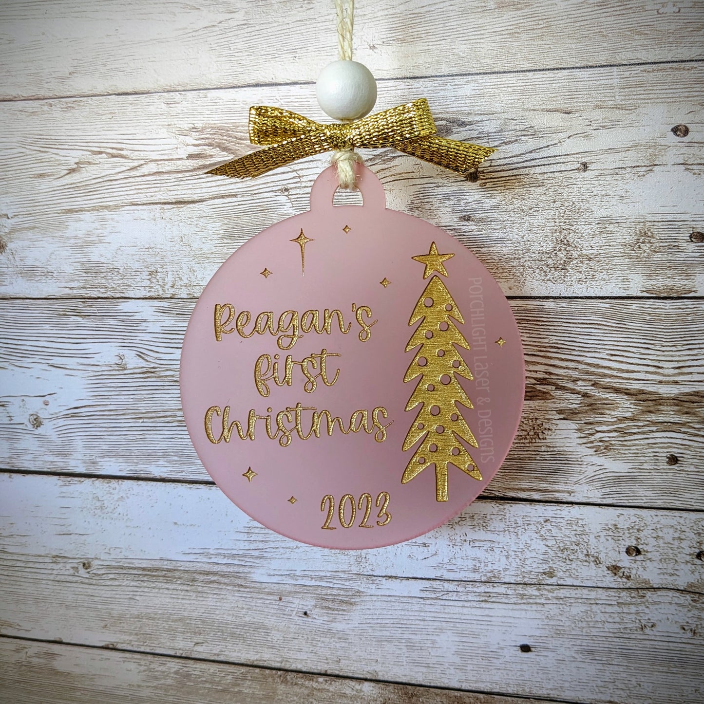 Baby's First Christmas Ornament - Christmas, Holidays, Gift, Baby