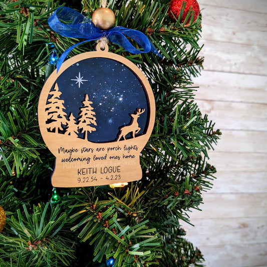 Starry Night Memorial Ornament - Christmas, Holidays, Gift