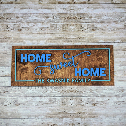 Home Sweet Home Sign - Real Estate, Closing Gift, First Time Homebuyer, Decor