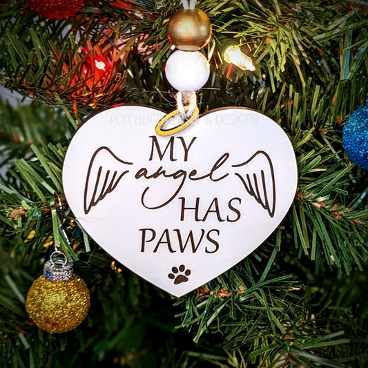 Pet Memorial Ornament - Christmas, Holidays, Gift, Dog, Cat